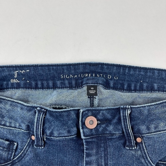 4 What Its Worth Womens Jeans Dark Wash 10 - Picture 7 of 7